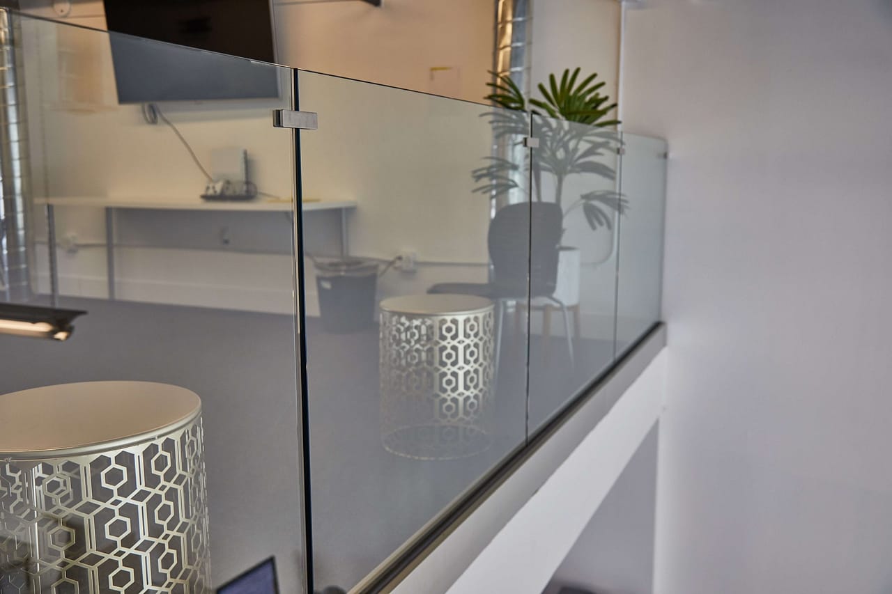 glass stair railing systems