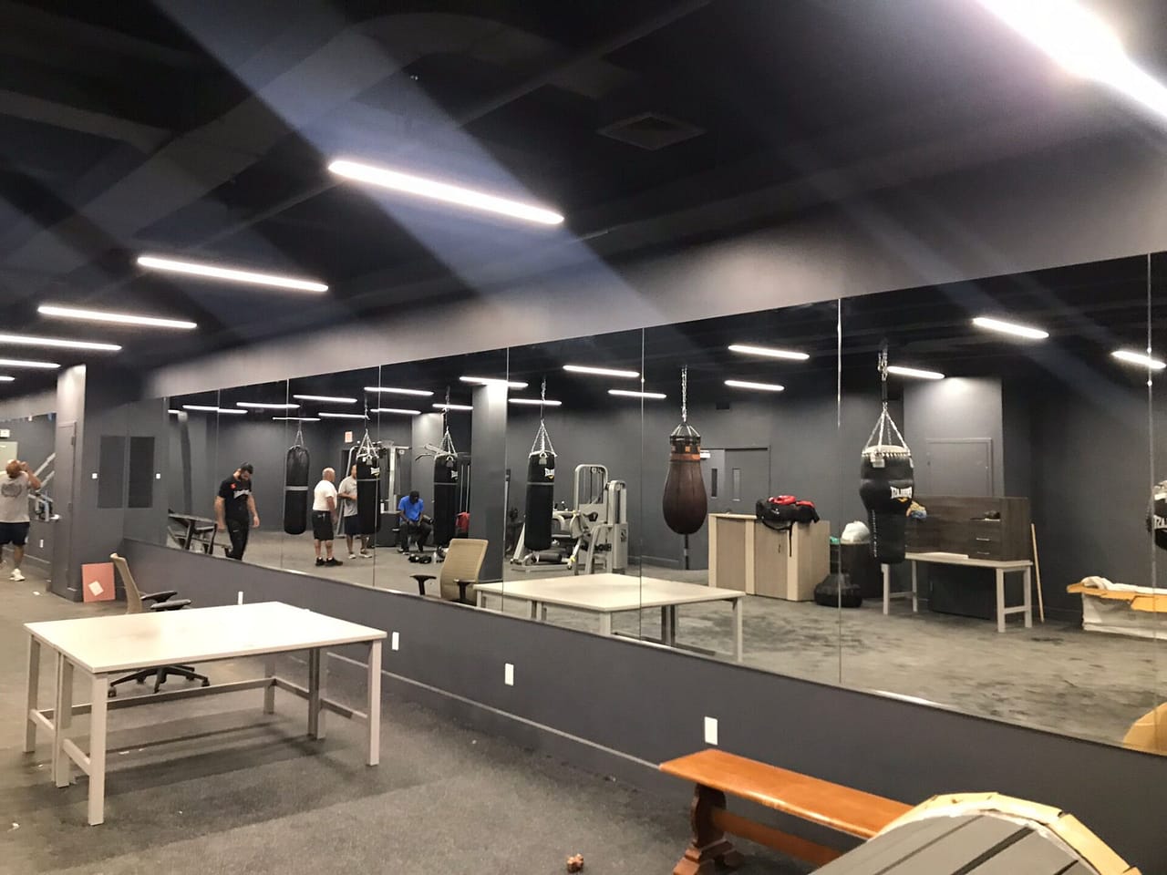 Residential Gym Mirror install in new york