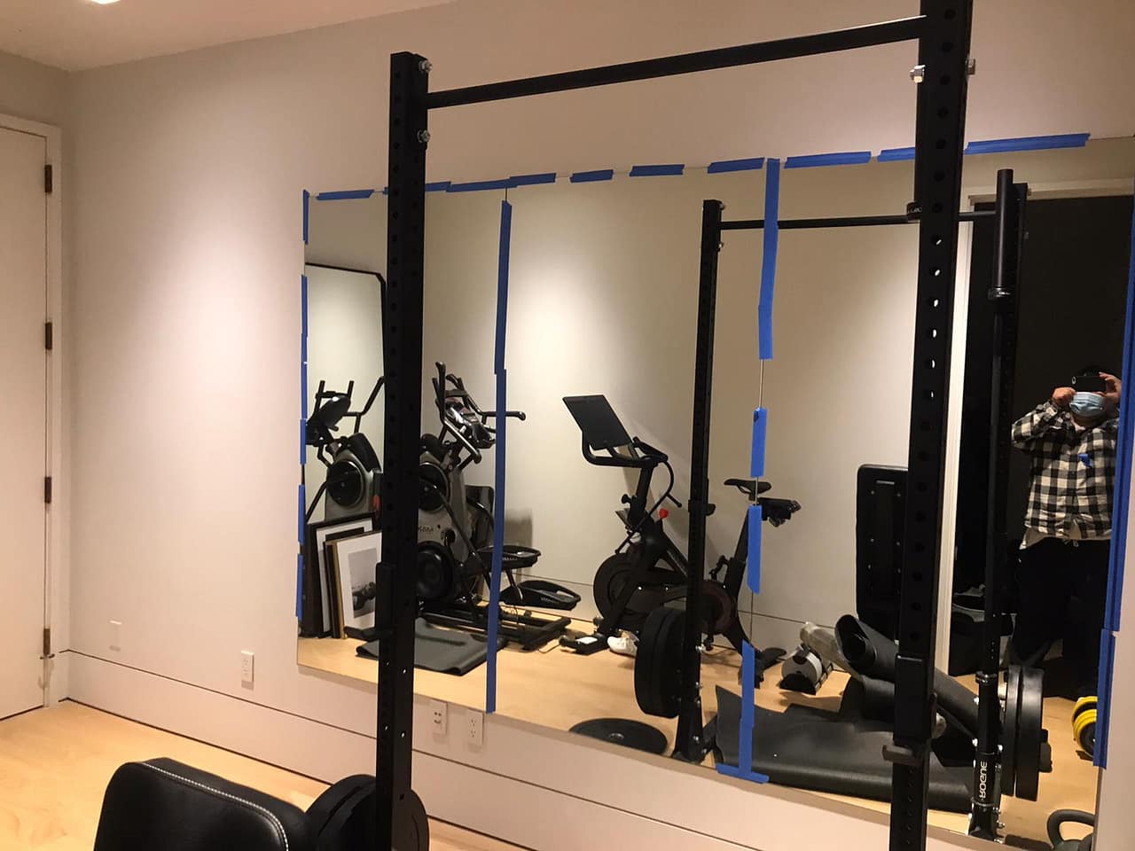 New York Residential Gym Mirror