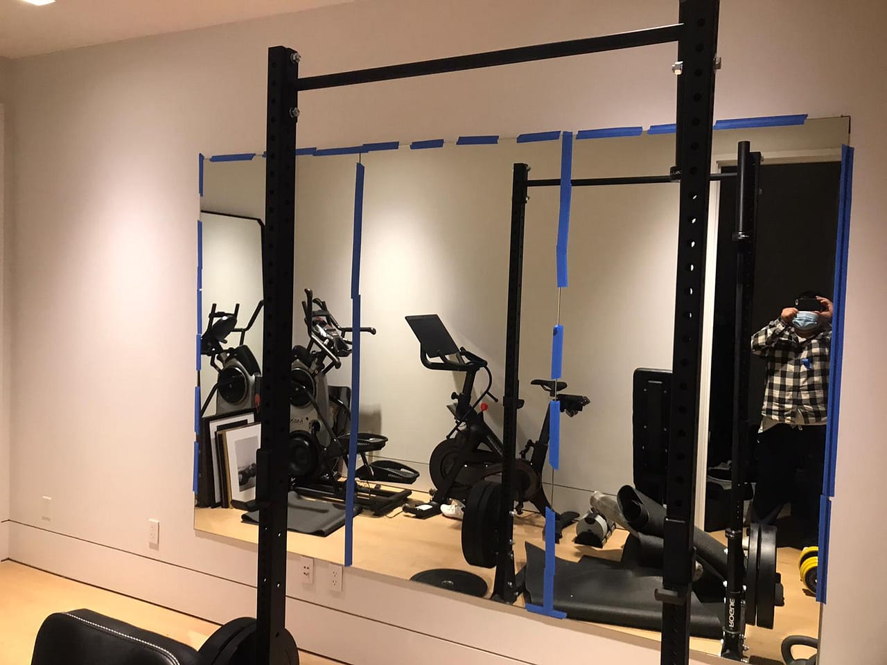 New York Residential Gym Mirror
