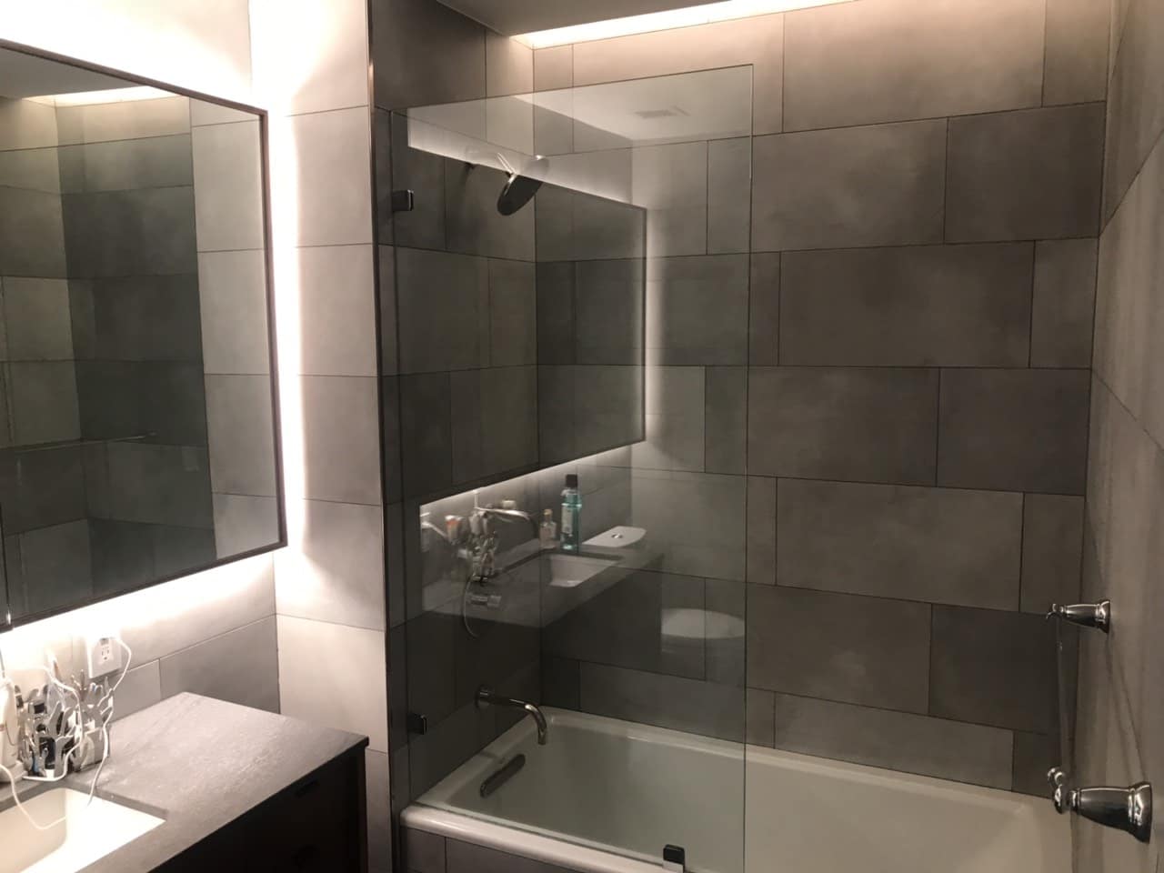 glass shower door