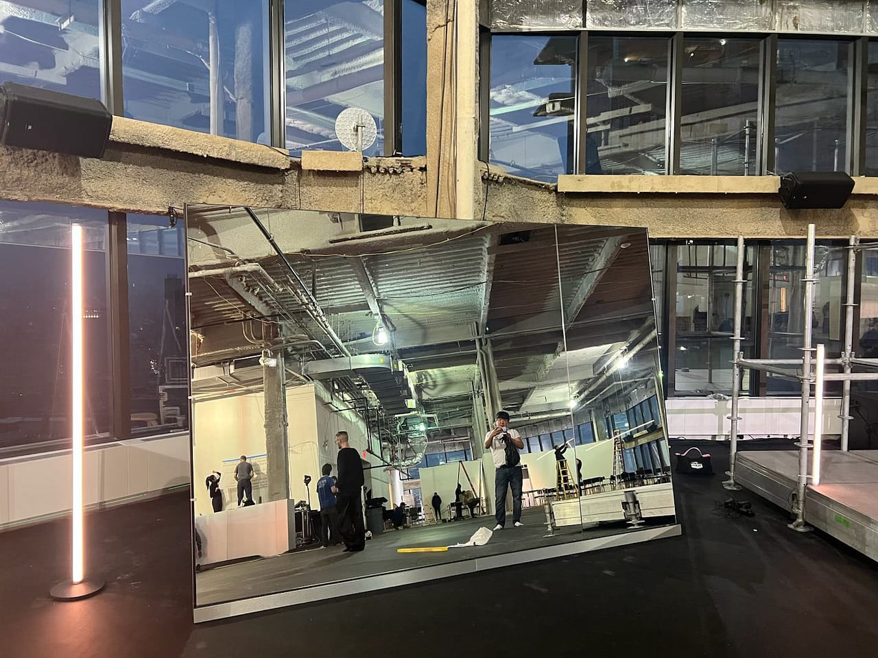 mirror wall in new york