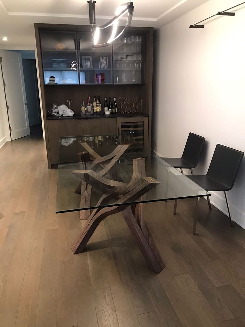 Custom Glass Table Top New York