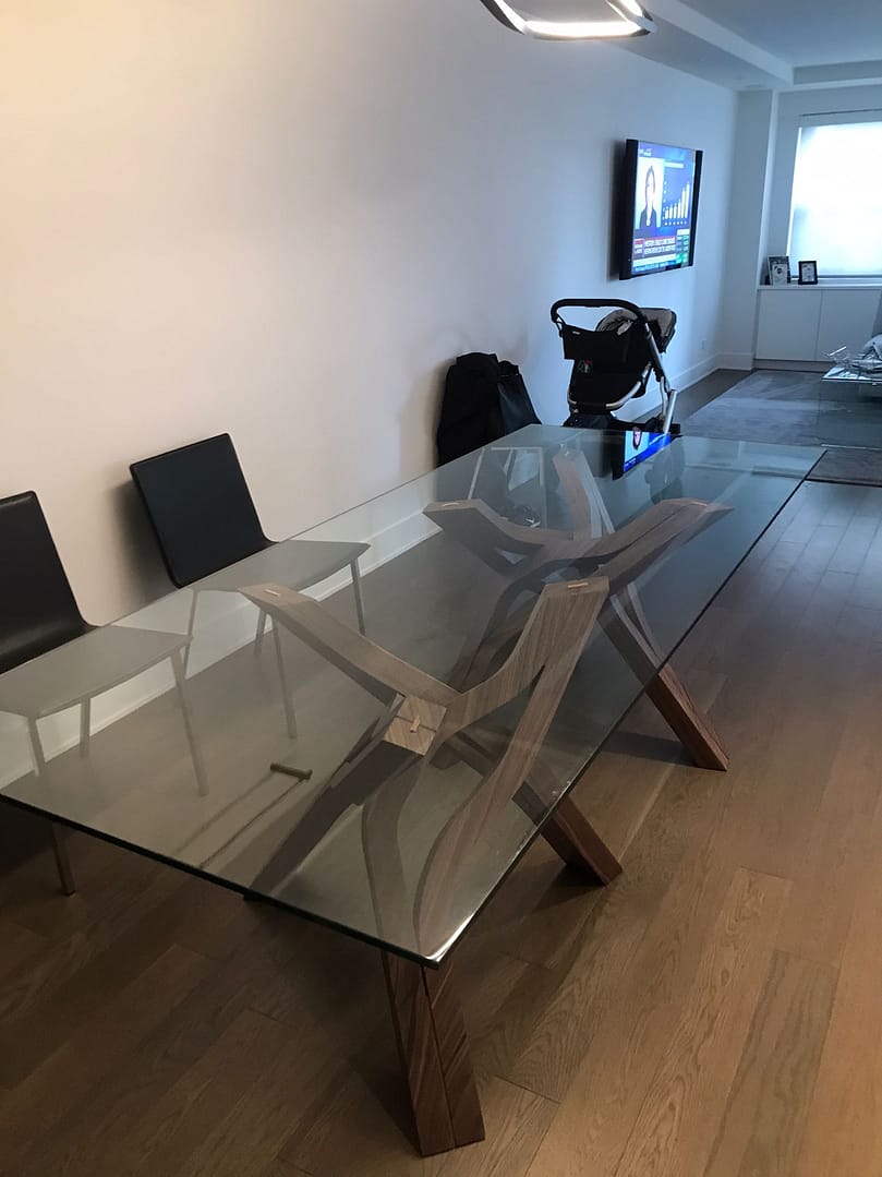 Custom Glass Table Top New York