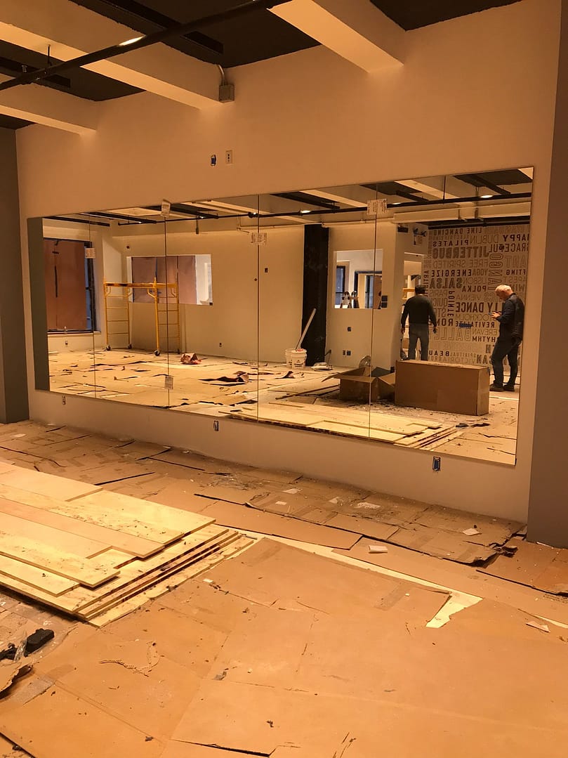 Dance-Studio-Mirrors-Installation-in-New-York