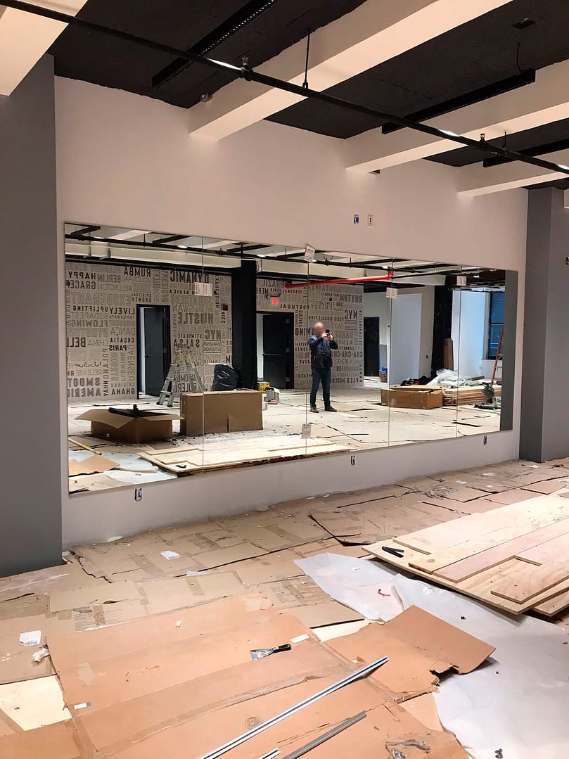 Dance-Studio-Mirrors-Installation-in-New-York