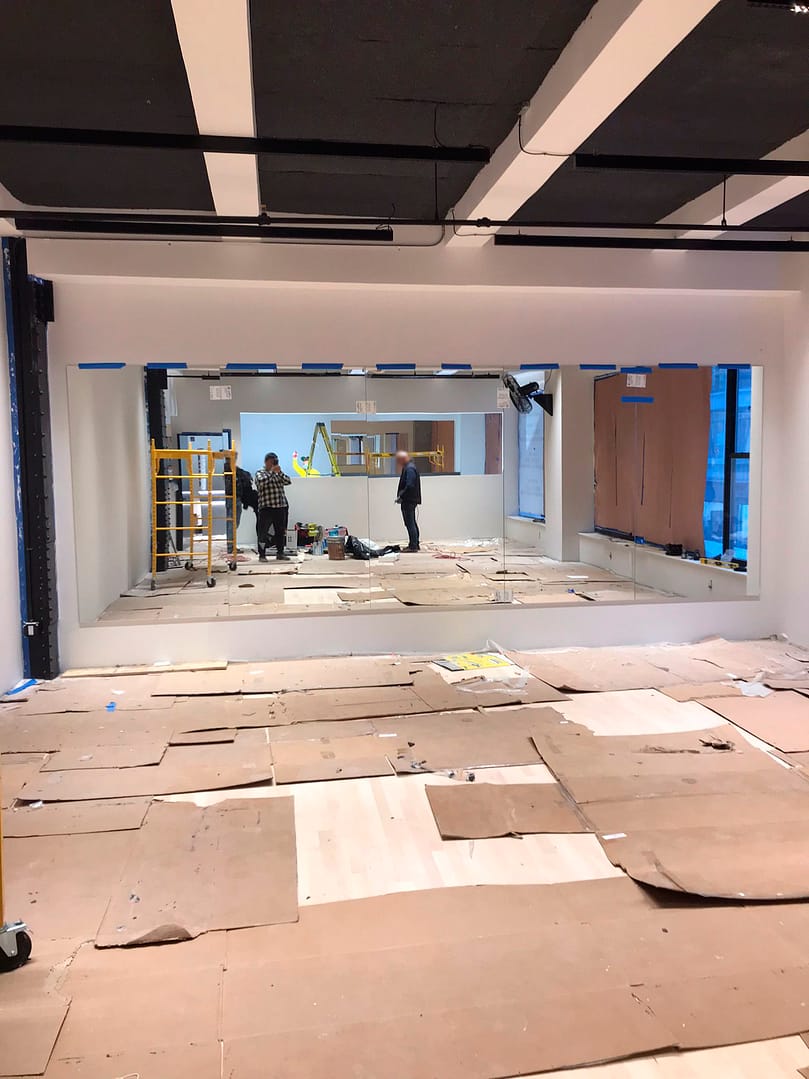 Dance-Studio-Mirrors-Installation-in-New-York