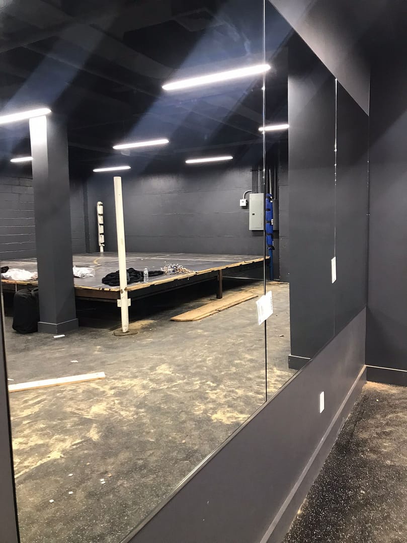 Residential Gym Mirror install in new york