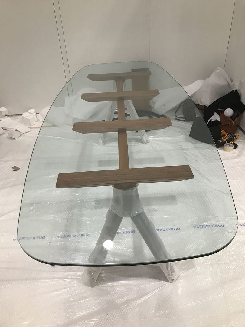 Glass table
