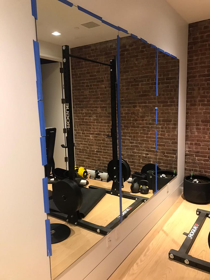 New York Residential Gym Mirror