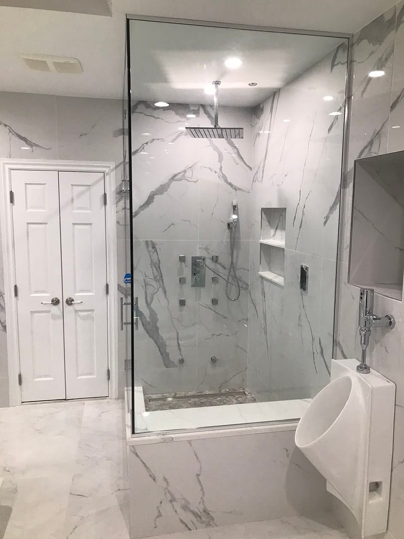 Glass Shower in manhattan new york