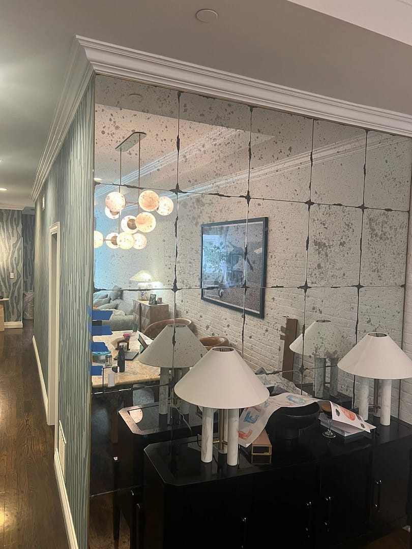 antique mirror wall sheets