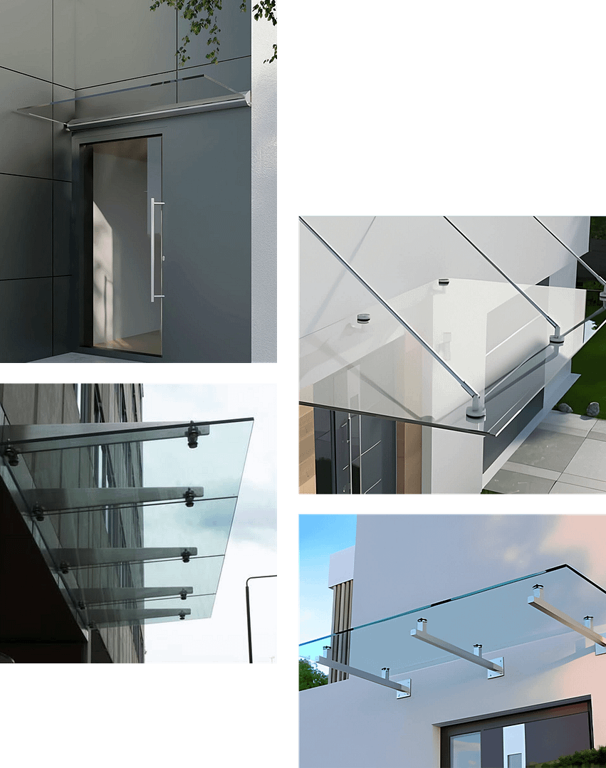Glass Canopy System Glass Canopy in New York